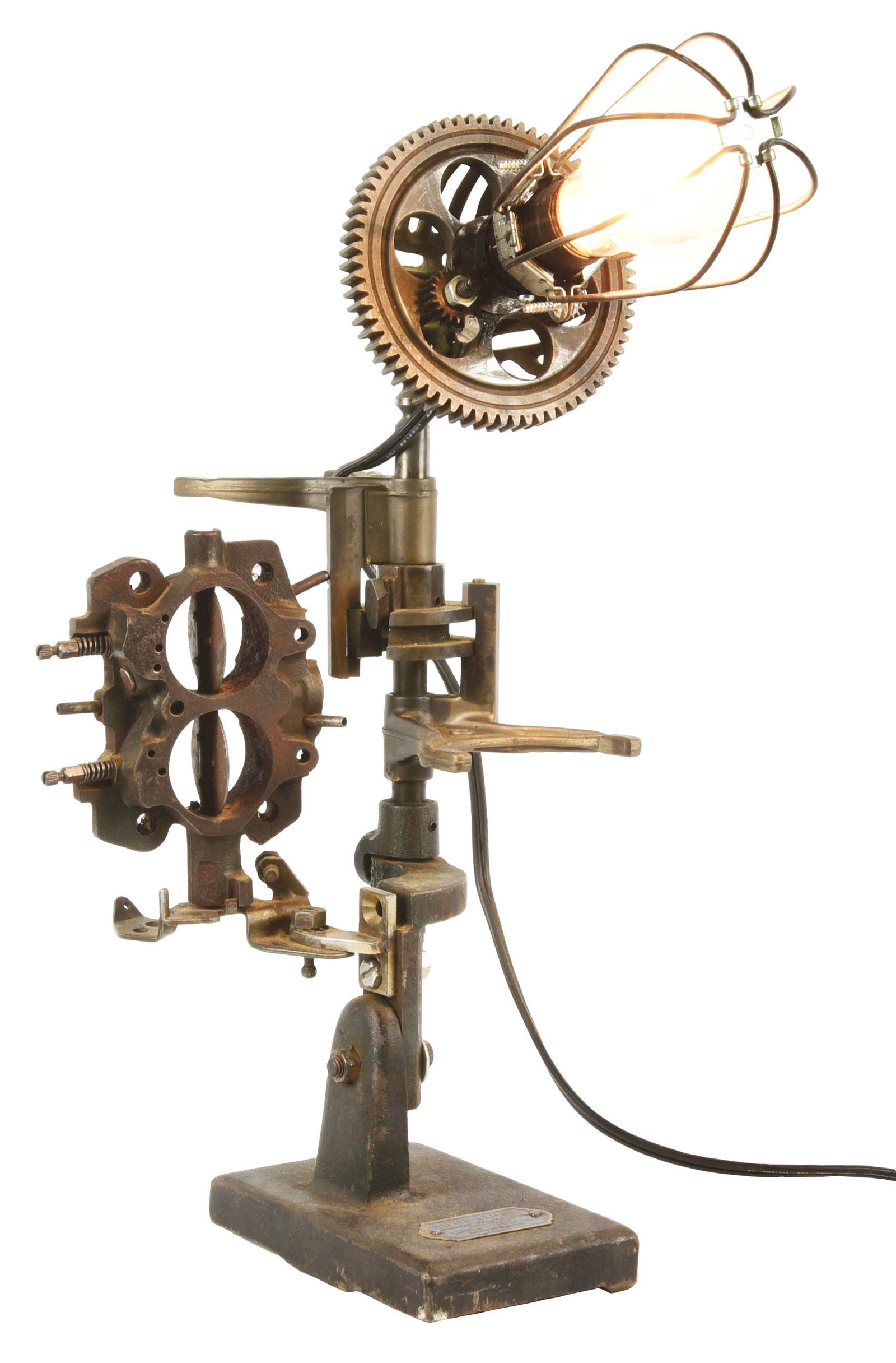 INDUSTRIAL STEAM PUNK LAMP. (1 of 5)