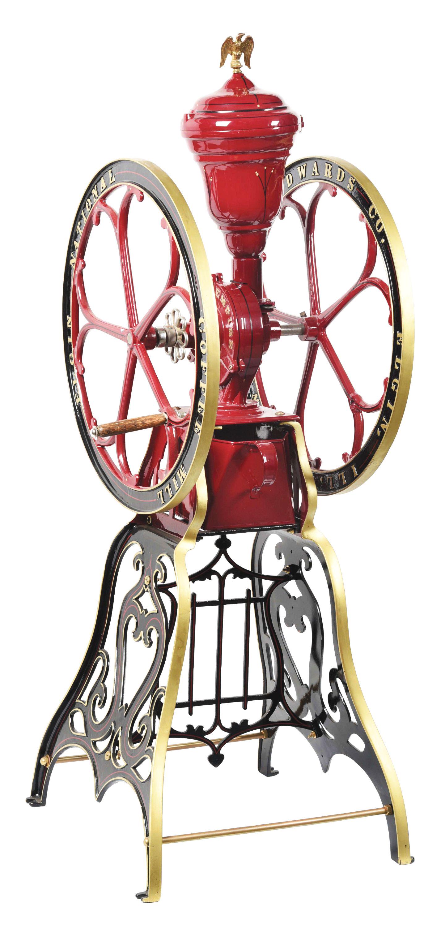 WOODRUFF & EDWARDS CO. ELGIN NATIONAL COFFEE GRINDER. (1 of 1)