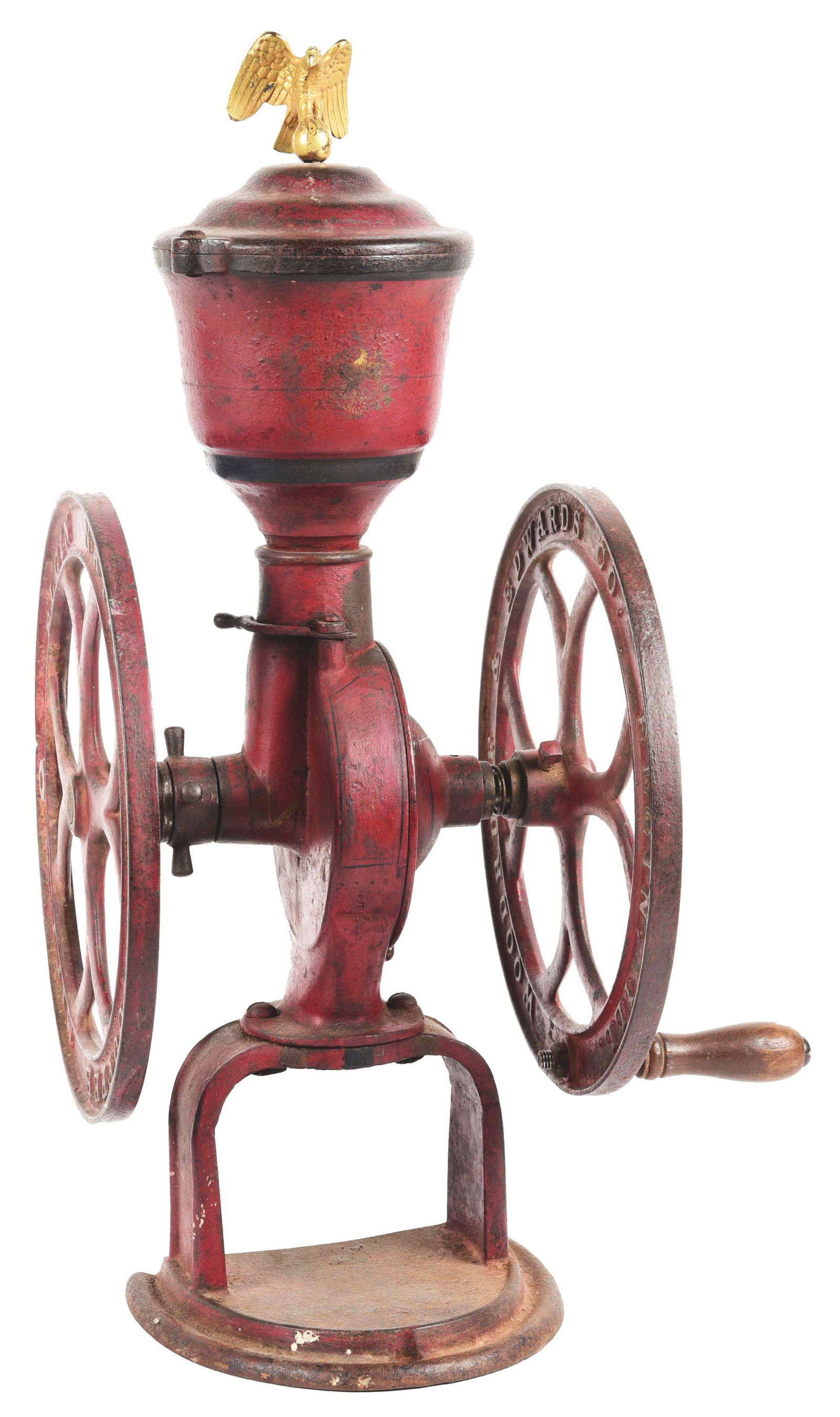 ELGIN NATIONAL COFFEE GRINDER. (1 of 5)
