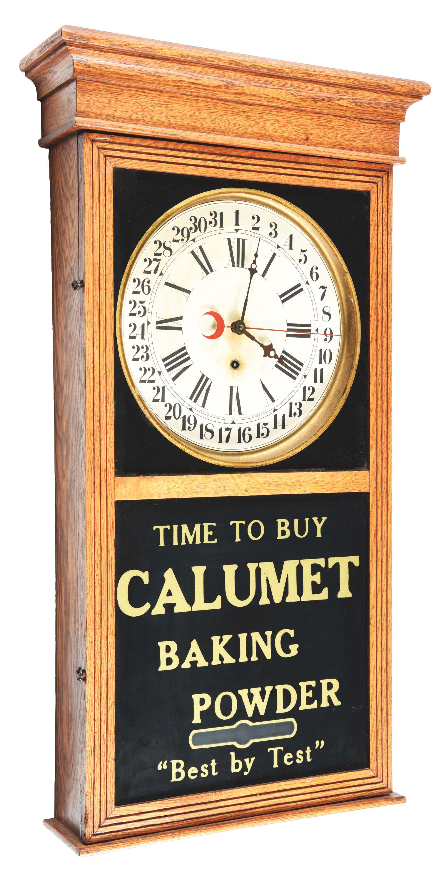 CALUMET BAKING POWDER REGULATOR CLOCK. (1 of 5)