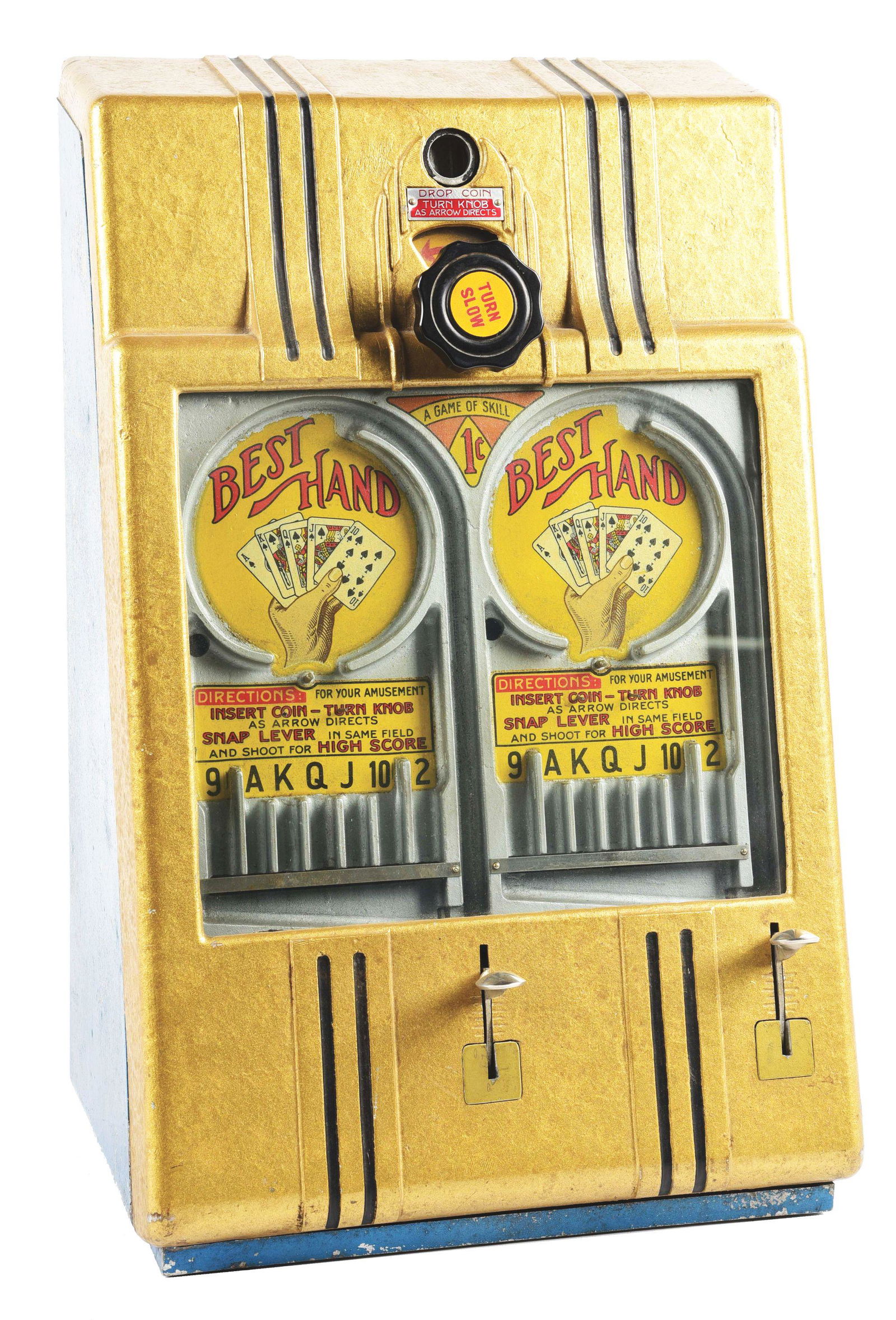 1¢ BEST HAND GAME. (1 of 4)