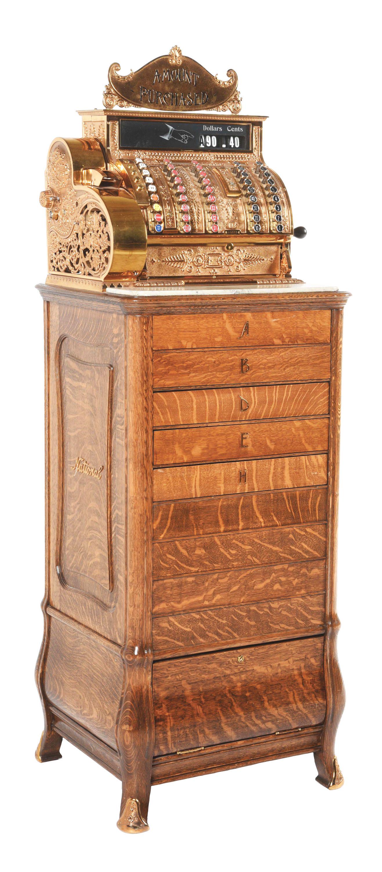 NATIONAL CASH REGISTER CO. FLOOR MODEL #95. (1 of 7)