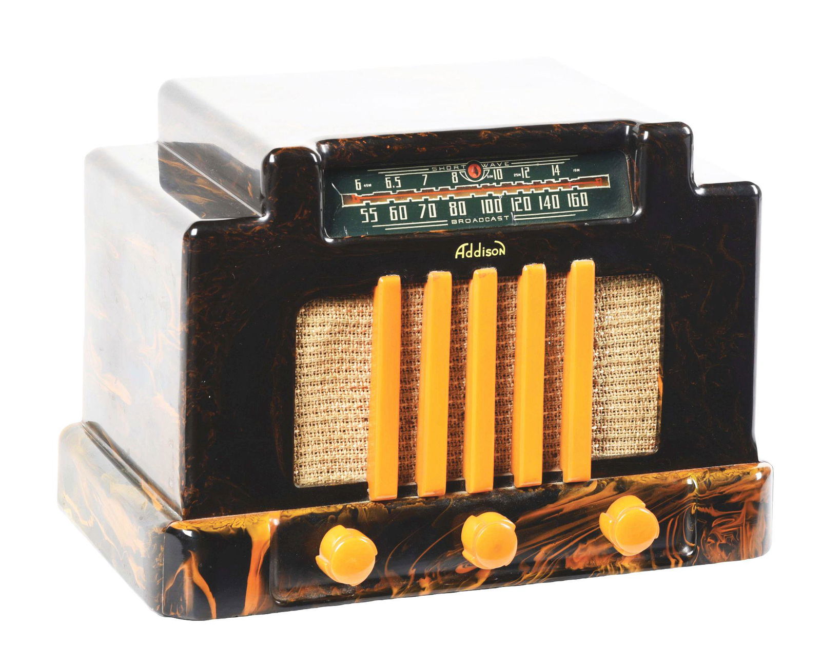 ADDISON BAKELITE RADIO. (1 of 3)