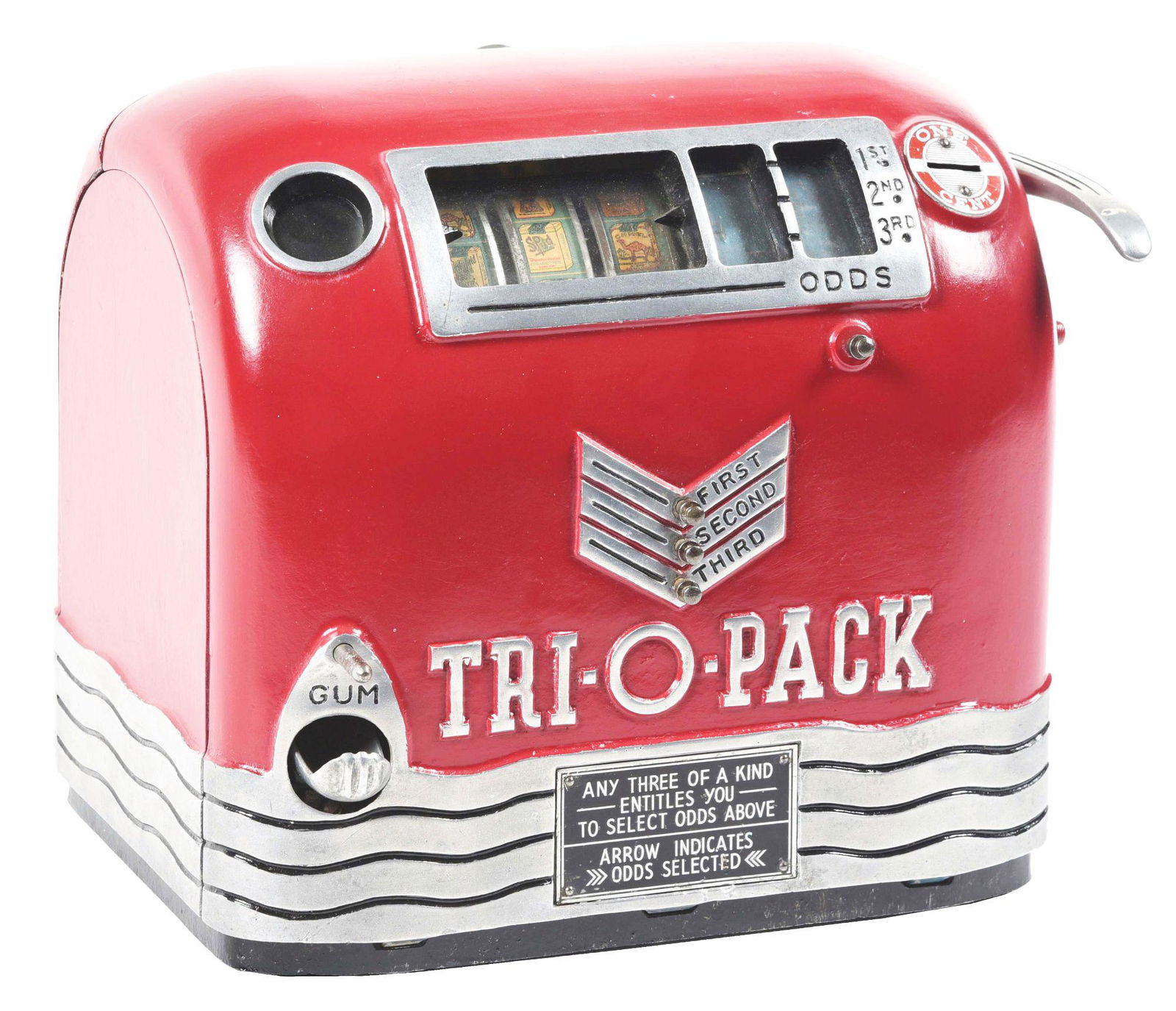 TRI-O-PACK ONE CENT CIGAR THEMED TRADE STIMULATOR. (1 of 5)