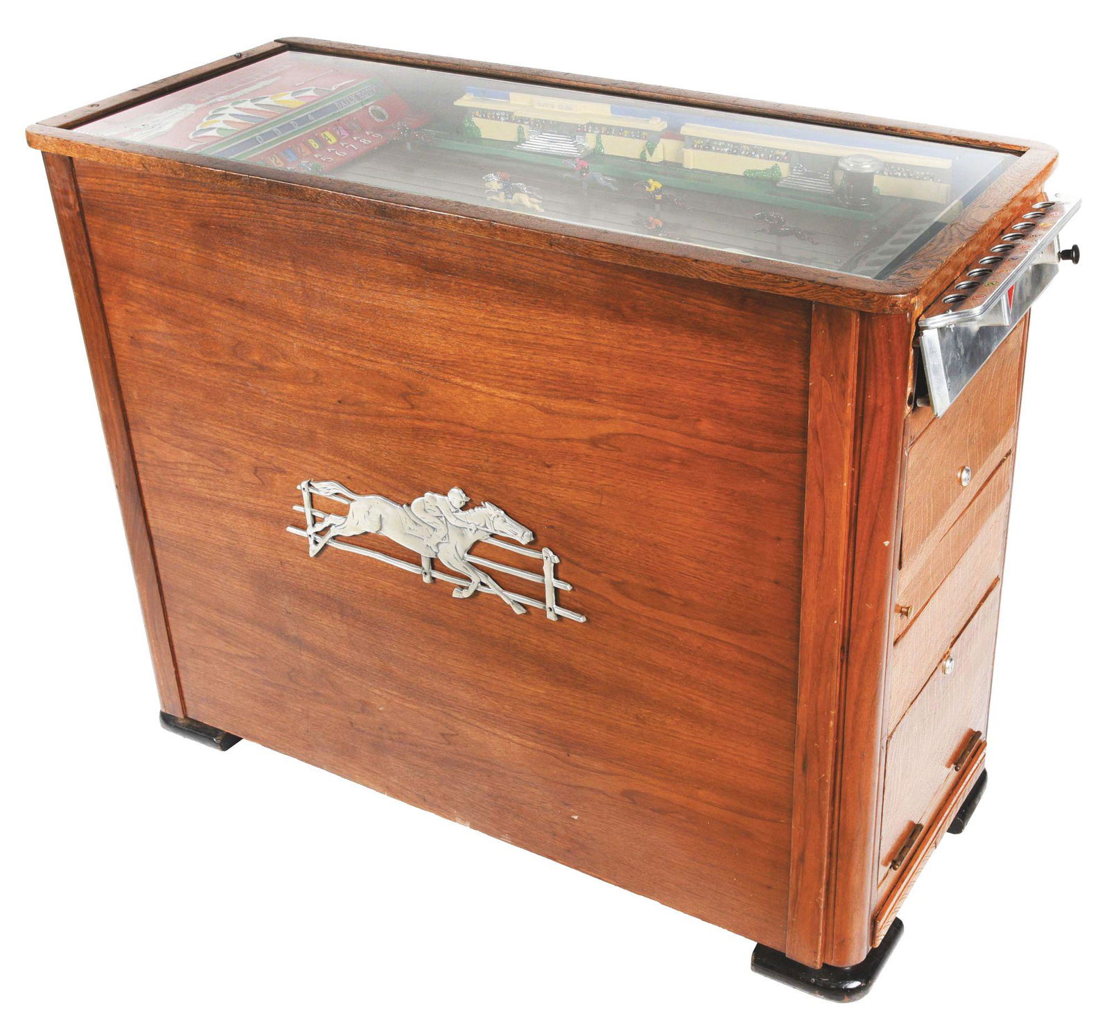 COIN-OP BALLY RAY'S TRACK HORSE RACE MACHINE. (1 of 13)