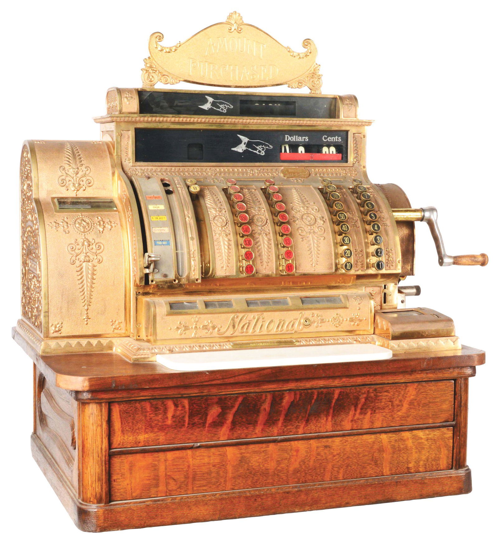 NATIONAL CASH REGISTER MODEL 548-E-2C SERIAL NUMBER 890522. (1 of 7)