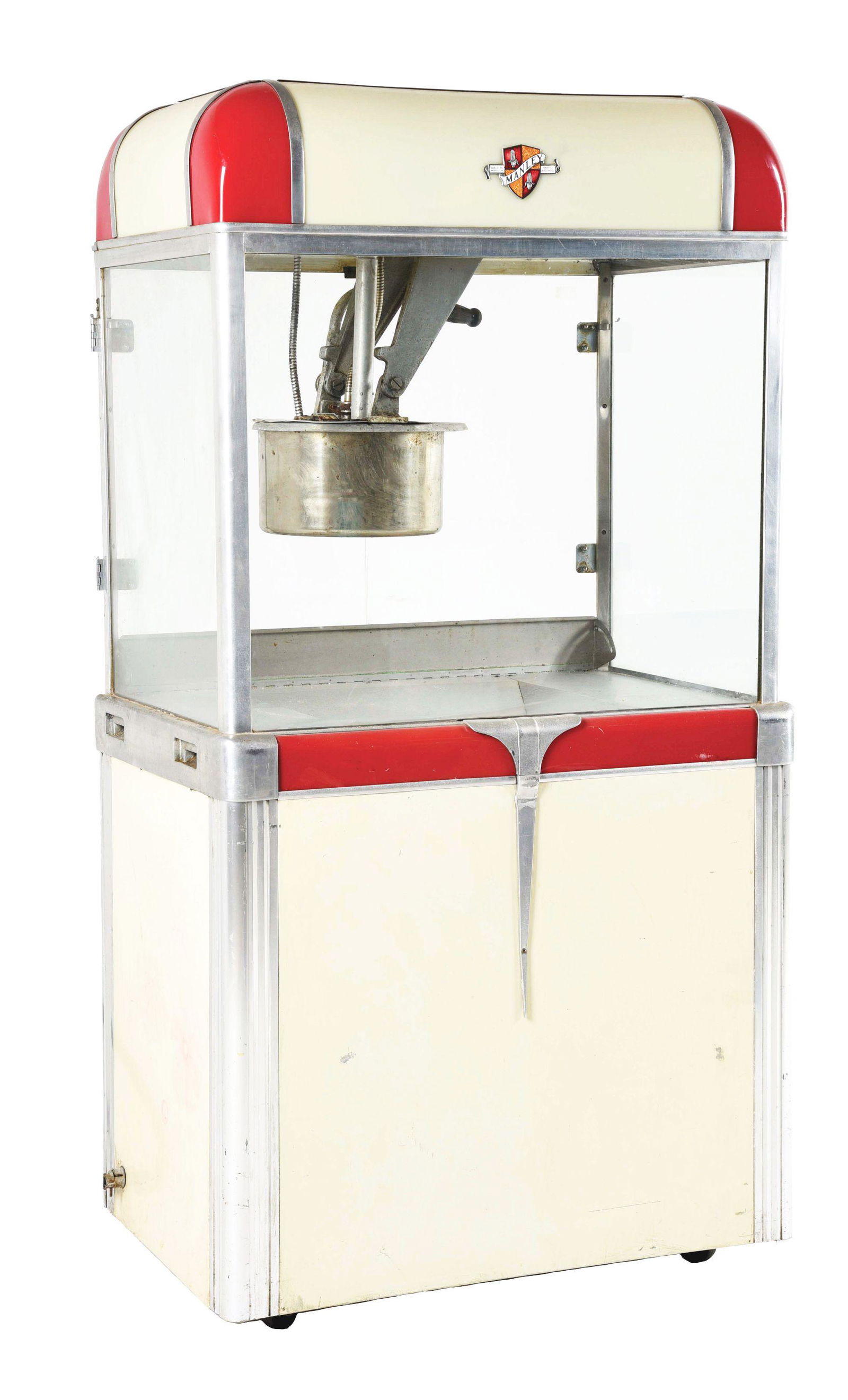 MANLEY POPCORN MACHINE. (1 of 6)