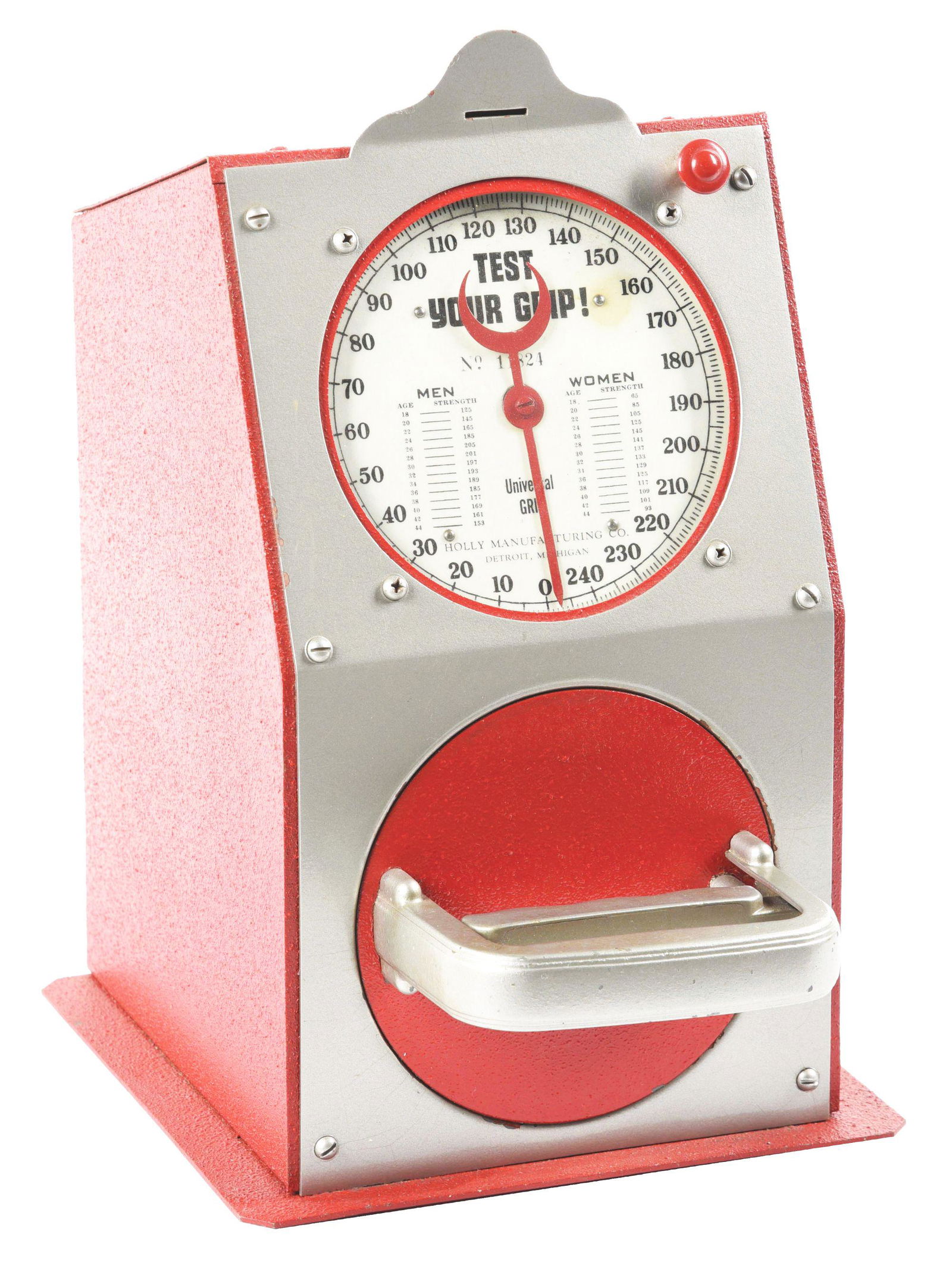 UNIVERSAL HOLLY MANUFACTURING GRIP TESTER. (1 of 5)