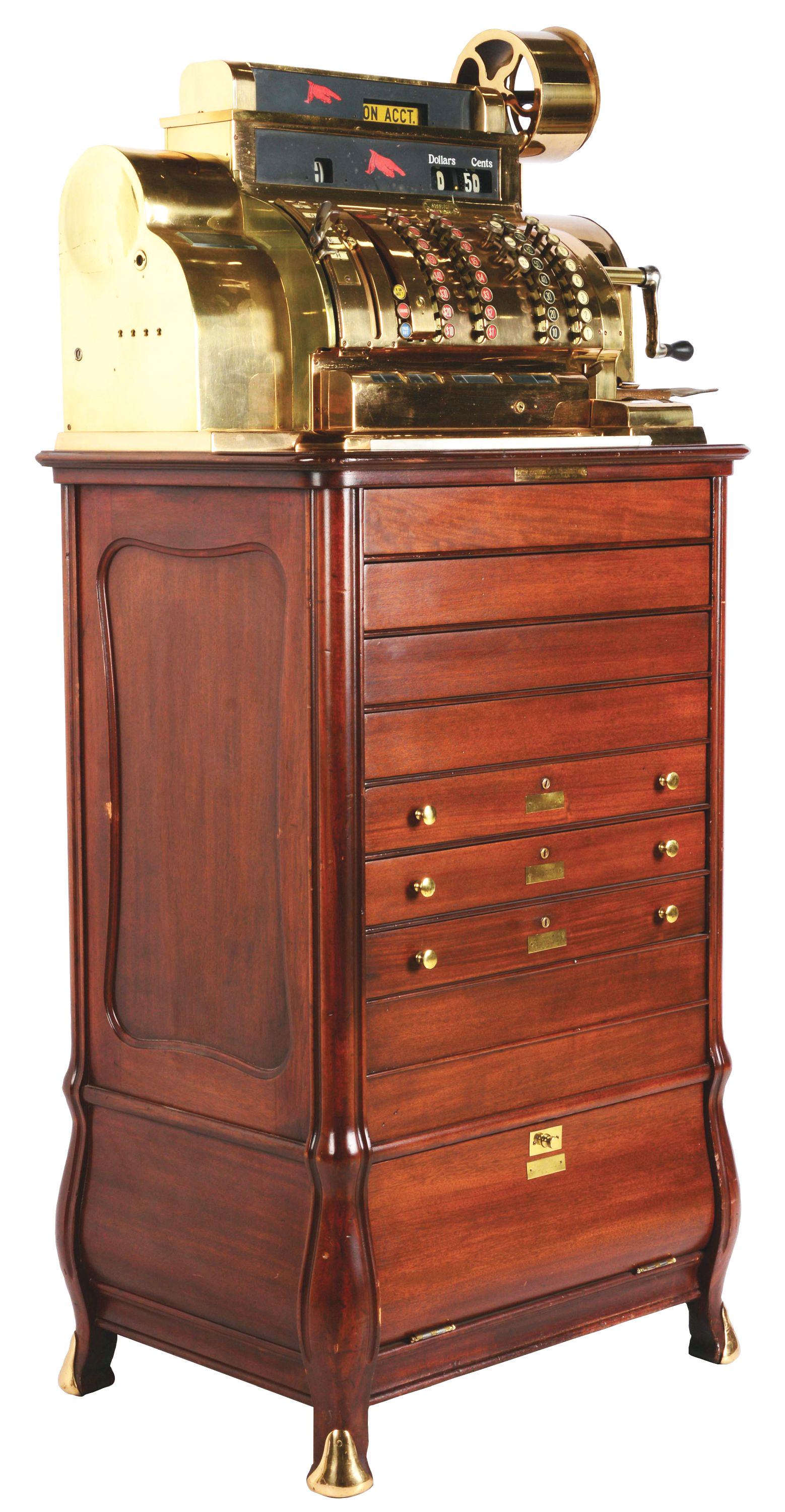 NATIONAL CASH REGISTER MODEL 952EL SERIAL NUMBER S188560P. (1 of 8)