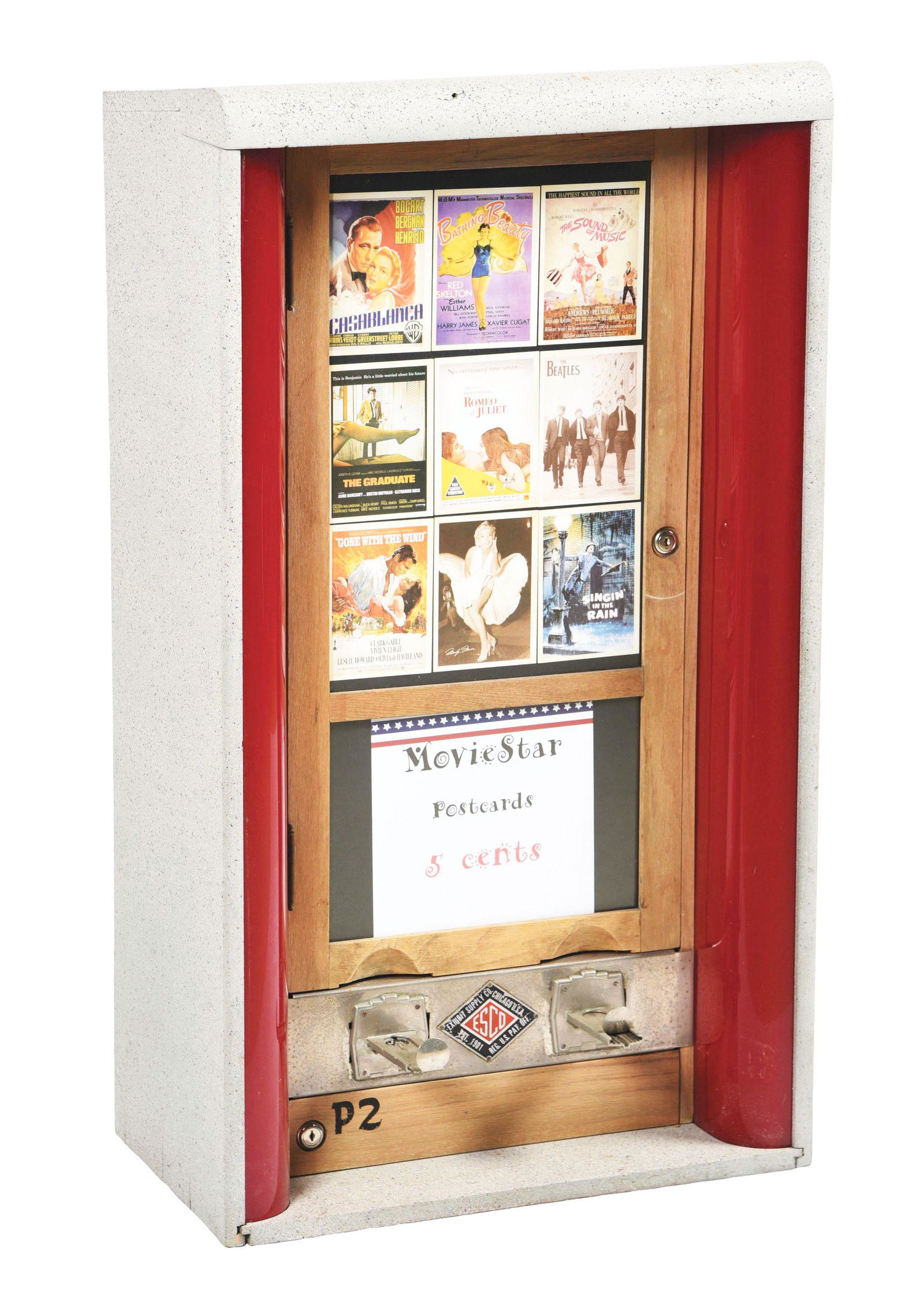 EXHIBIT SUPPLY COMPANY POST CARD VENDING MACHINE. (1 of 5)