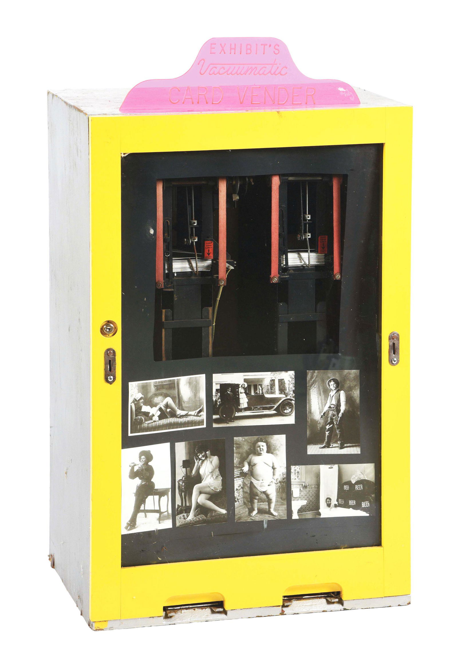 EXHIBIT SUPPLY VACUUMATIC ARCADE VENDING MACHINE. (1 of 4)