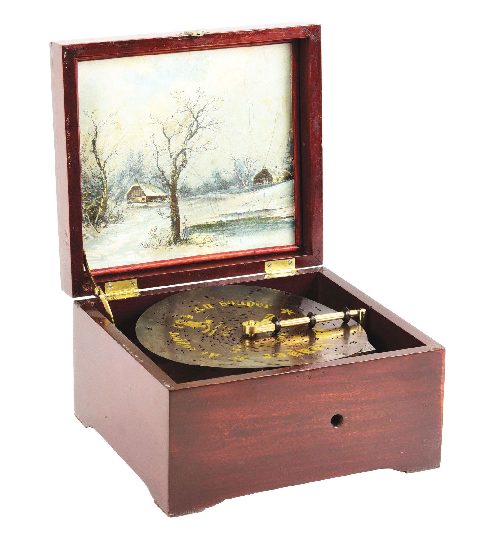 REGINA MANIVELLE STYLE 22, 8 - 1/2" DISC MUSIC BOX. (1 of 13)