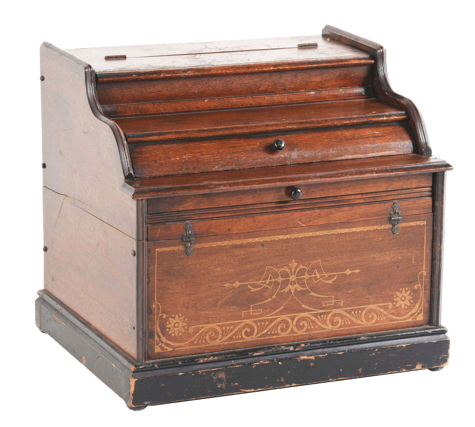 THE IMPROVED CLESTINA 20-NOTE HAND CRANK ORGANETTE.: This hand crank organ was made by the Aeolian Organ Company of New York, c. 1898, and sold by the John G. Murdoch & Co. of London UK. The Celestina was one of the most popular hand cranked organs of t