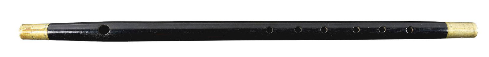 CIVIL WAR FIFE OF SAMUEL W. EDMONDS, 9TH VA CS AND 3RD MARYLAND US.: Black ebony fife with silvered brass ferrules from the effects of "Galvanized Yankee" Samuel W. Edmonds (sometimes William S. Edmonds.) Born in Virginia, Edmonds enlisted in Co. F 9th Virginia Infantr