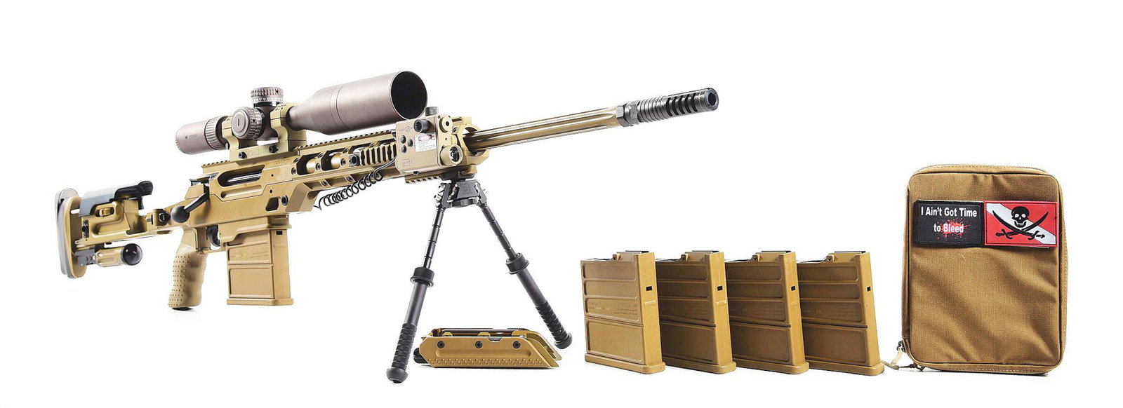 (M) UNITED ALPINE MANUFACTURED FNH BALLISTA BOLT ACTION RIFLE WITH VORTEX RAZOR SCOPE AND CASE.: The FN Ballista was developed to compete in the Precision Sniper Rifle program that SOCOM was running circa 2009 for a single sniper rifle across their branches. Numerous companies developed rifles fo