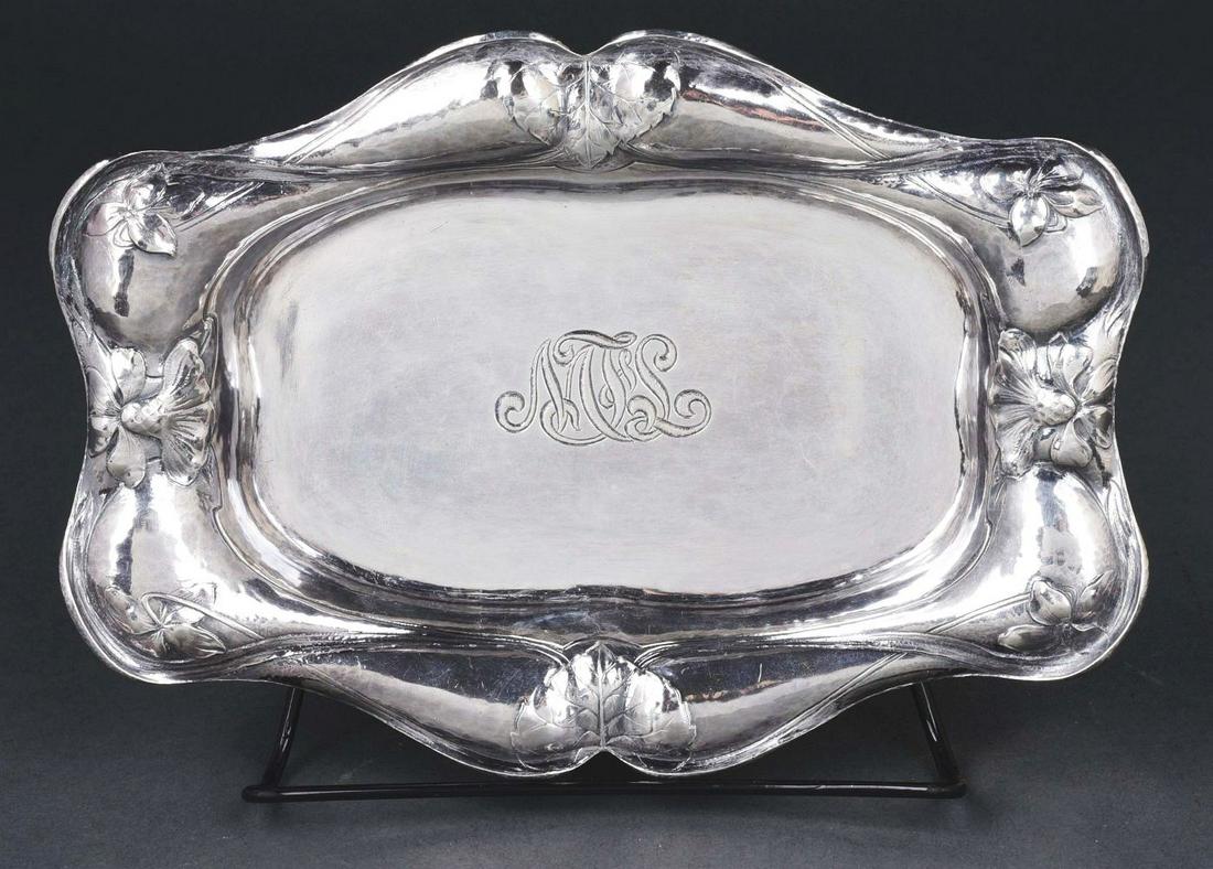 MARTELE FRENCH SILVER TRAY. (1 of 4)