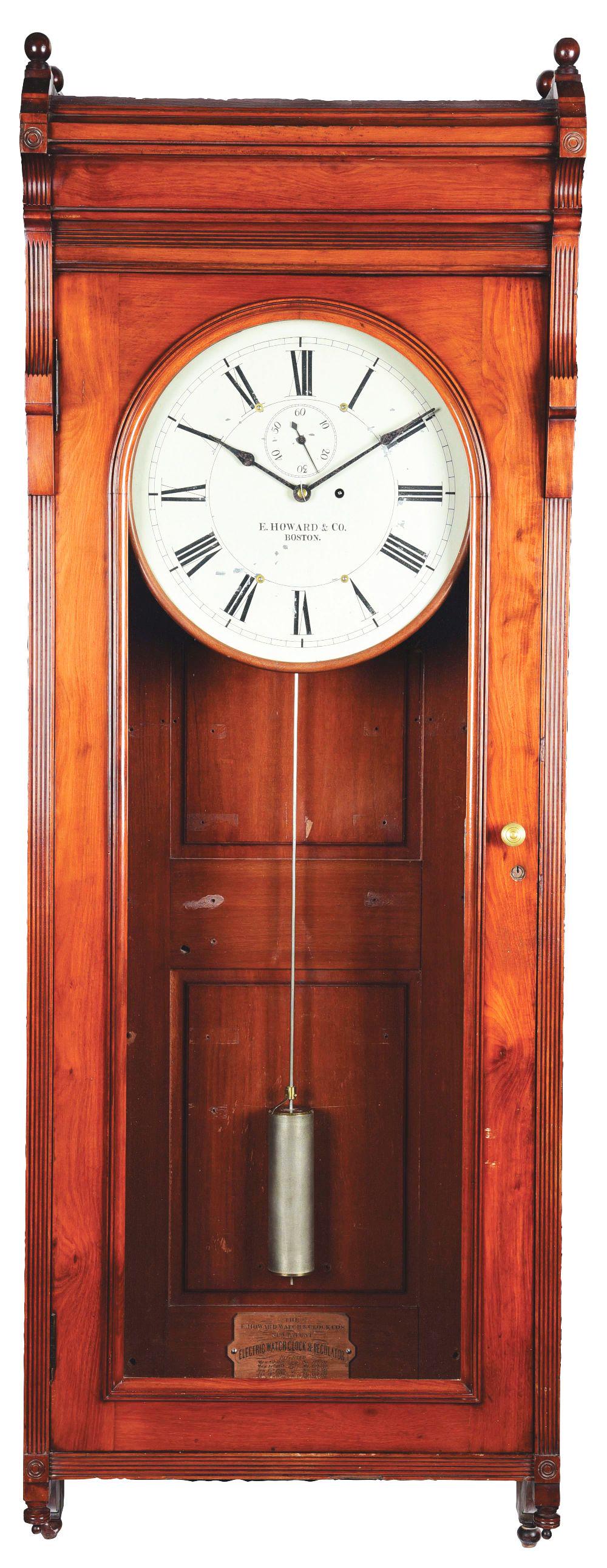 E. HOWARD & CO. JEWLERS REGULATOR CLOCK BOSTON MASS. (1 of 4)