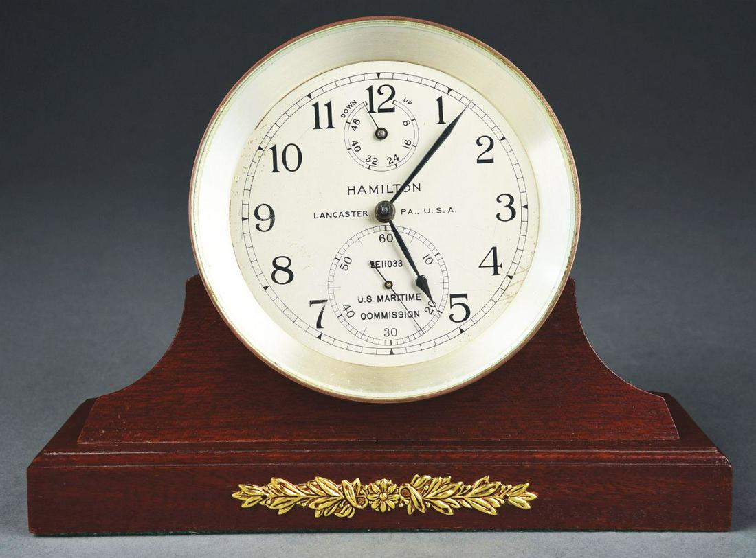 HAMILTON MARINE CHRONOMETER. (1 of 6)