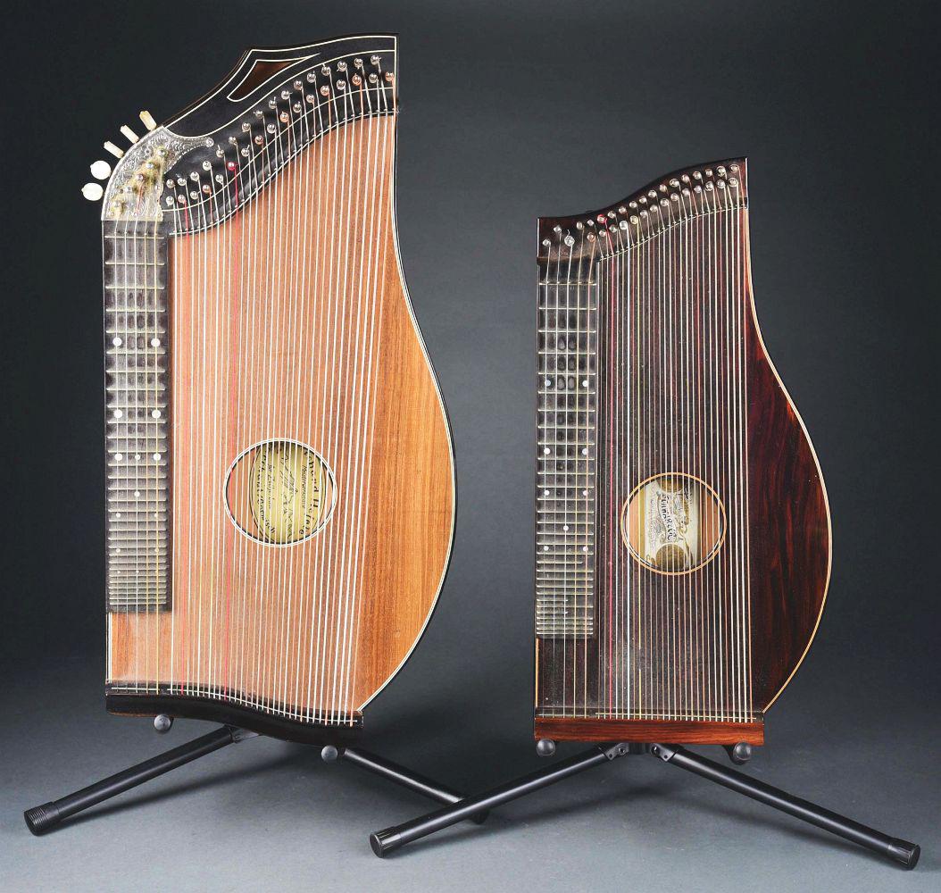 LOT OF 2: FRANZ SCHWARZER & RICHARD HEFELE ZITHERS. (1 of 14)
