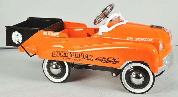 Pressed Steel Murray Sand & Gravel Dump Truck Toy: Description Contemporary. Limited production color and model.Condition (New). Size 40" L.