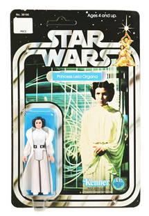 STAR WARS 12C BACK PRINCESS LEIA ORGANA.: Star Wars 12C back Princess Leia Organa in stunning uncirculated condition. It is our understanding that this specific example never saw a retail store. It was purchased and kept in the shipping box.