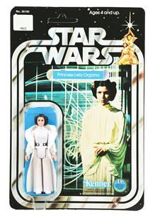 STAR WARS 12C BACK PRINCESS LEIA ORGANA.: Star Wars 12C back Princess Leia Organa in stunning uncirculated condition. It is our understanding that this specific example never saw a retail store. It was purchased and kept in the shipping box.