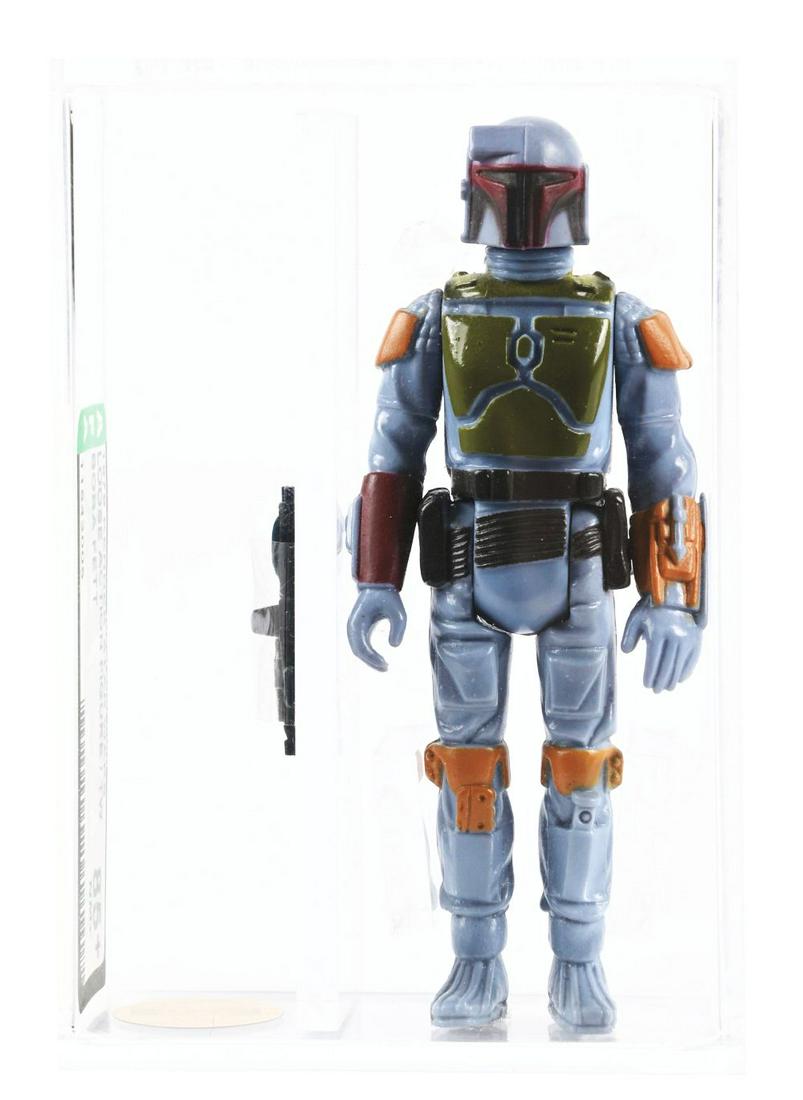 1979 STAR WARS BOBA FETT LOOSE GRADE ACTION FIGURE AFA 85+ GOLD LABEL. (1 of 3)