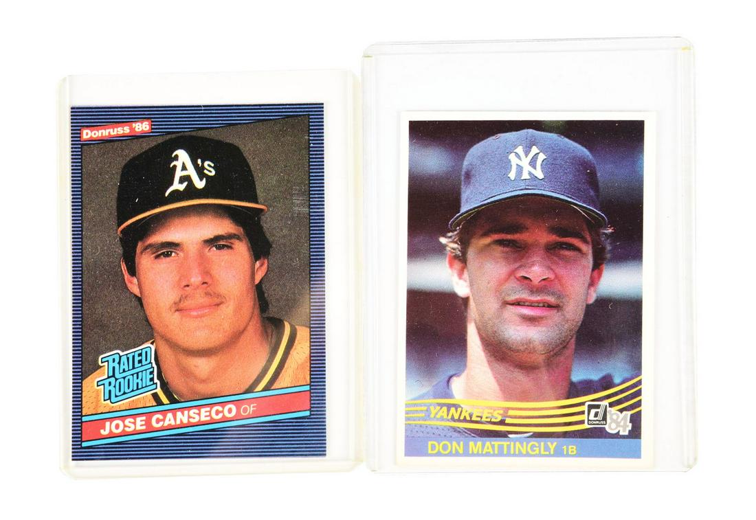 LOT OF 6: 1980S DONRUSS BASEBALL CARDS COMPLETE SETS 1981 - 1986. (1 of 3)