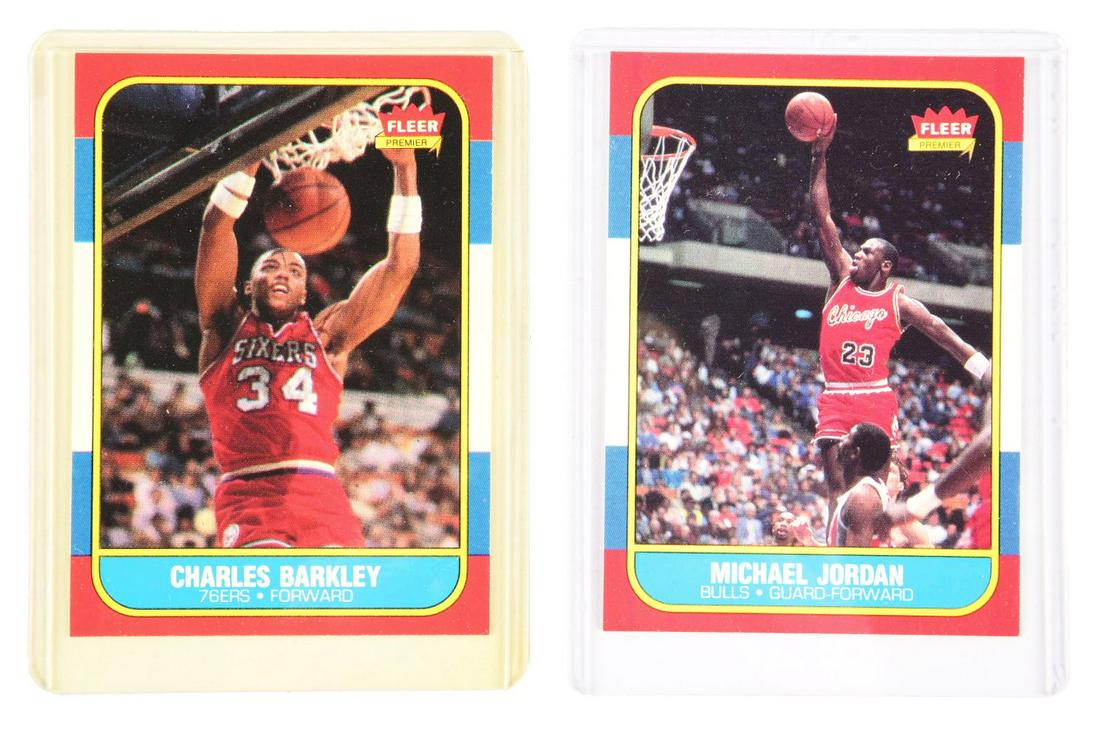 VERY DESIREABLE 1986-1987 FLEER BASKETBALL SET. (1 of 3)