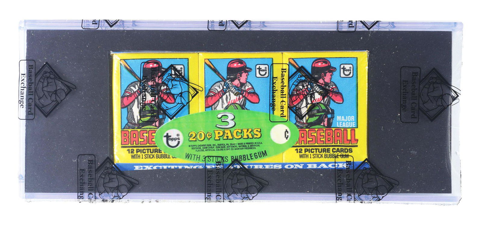 1979 TOPPS BASEBALL WAX PACK TRAY (BBCE). (1 of 2)