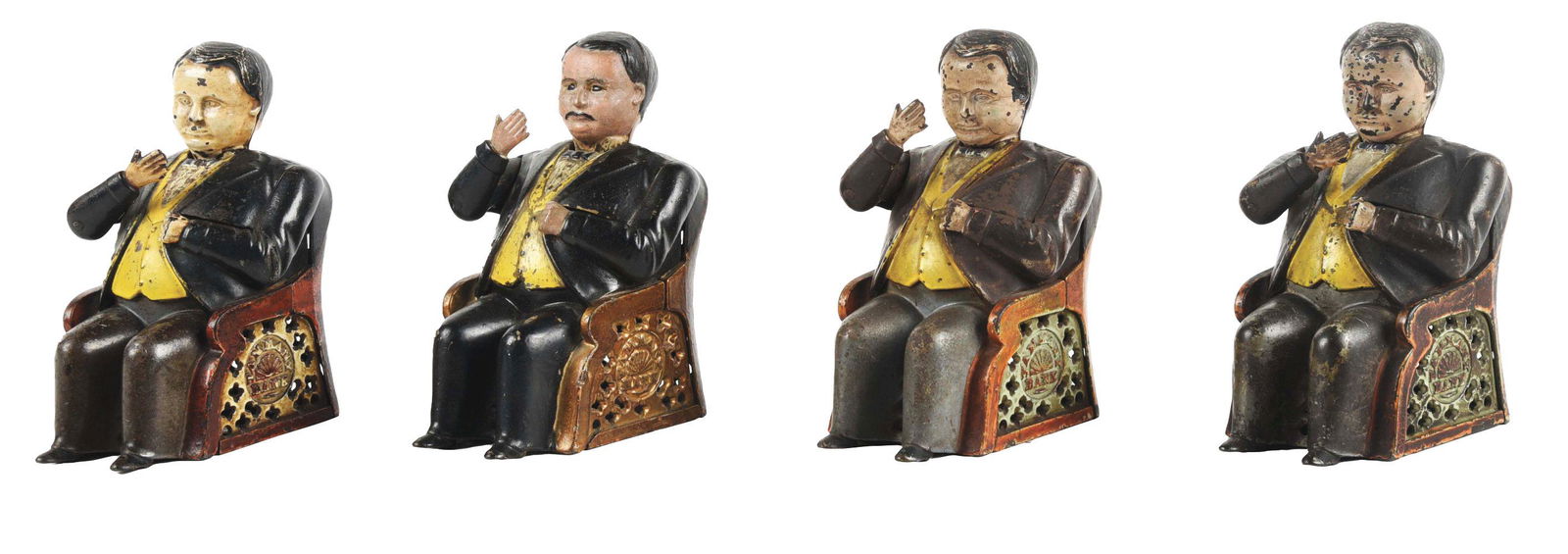 LOT OF 4: TAMMANY HALL BANKS. (1 of 7)