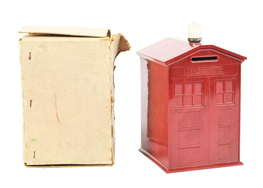 BATTERY-OPERATED TELEPHONE BANK. (1 of 4)