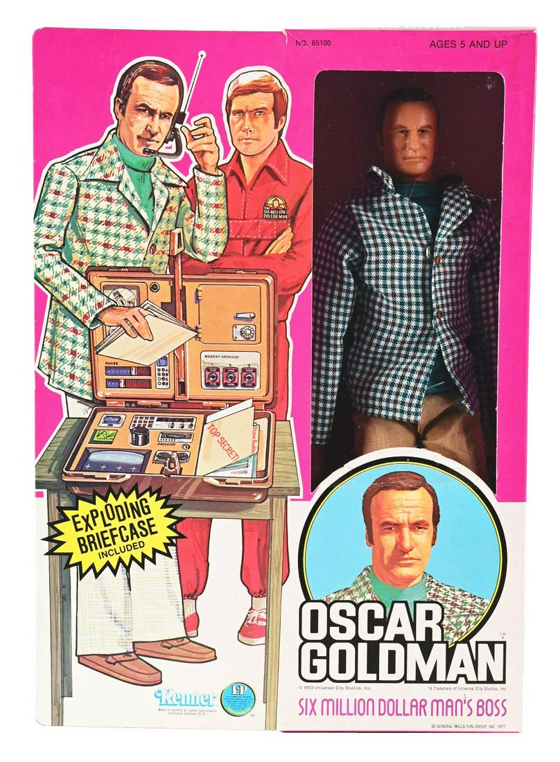 ORIGINAL 1977 KENNER 6 MILLION DOLLAR MAN OSCAR GOLDMAN FIGURE. (1 of 6)