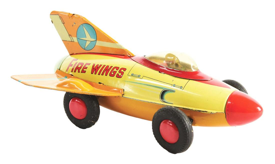 JAPANESE TIN LITHO FRICTION SPACE VEHICLE. (1 of 3)