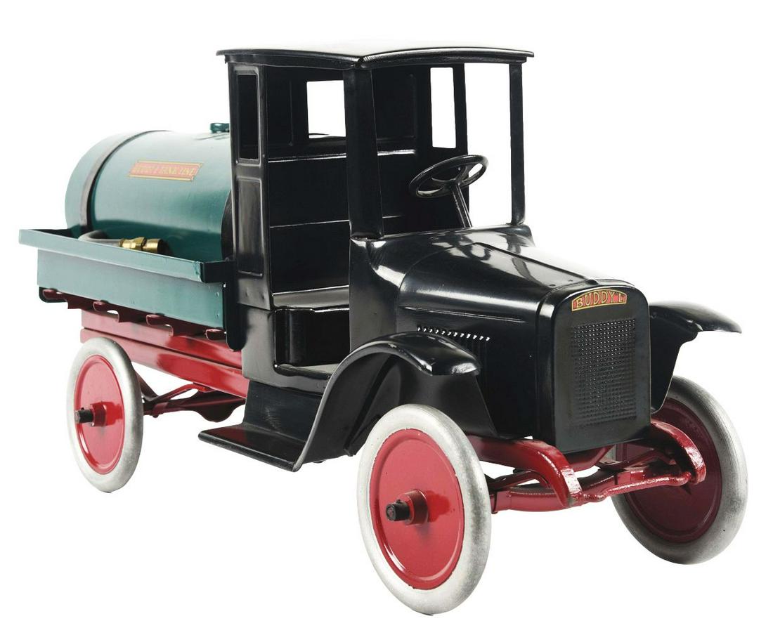 BUDDY L TANK LINE PRESSED STEEL TRUCK, C. 1920'S. (1 of 3)