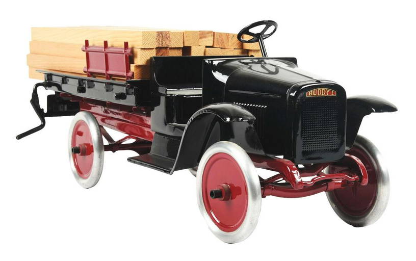 BUDDY L LUMBER TRUCK, C. 1920'S. (3326) on Feb 03, 2023 Dan Morphy