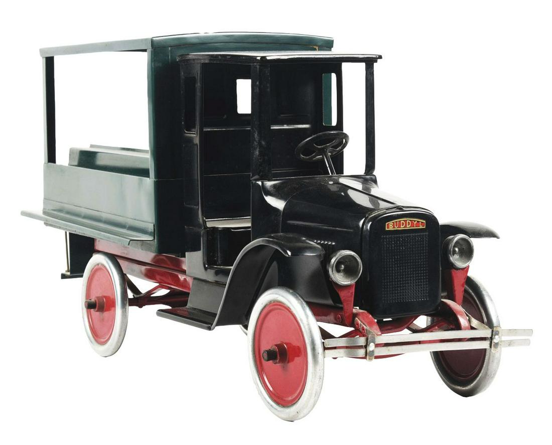 BUDDY L PRESSED STEEL CUSTOM-BUILT HUCKSTER MODEL. (1 of 3)