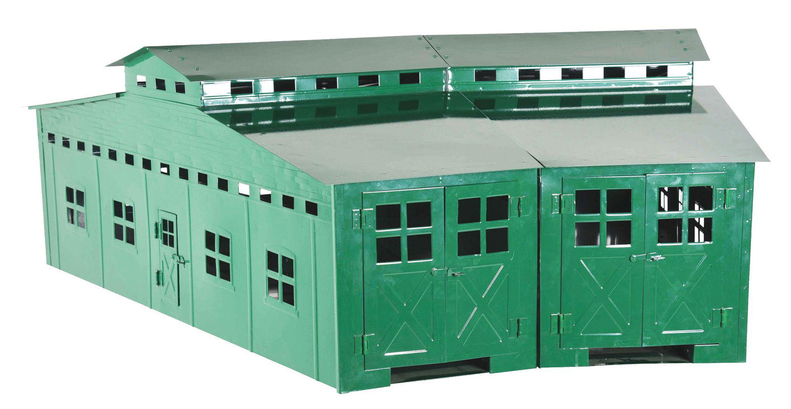 T-REPRODUCTIONS TRAIN TURNTABLE GARAGE. (1 of 3)