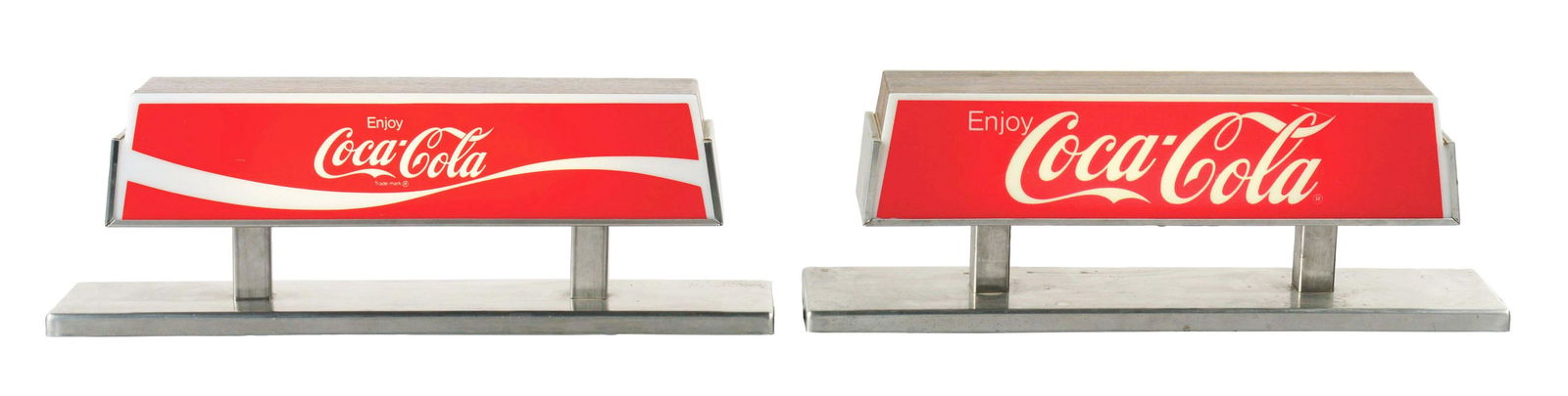 LOT OF 2: COCA-COLA FOUNTAINTOP LIGHT-UPS. (1 of 3)