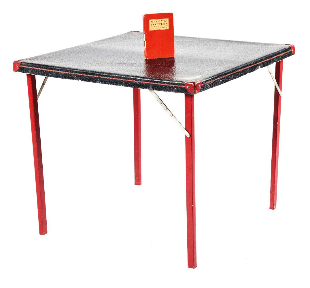 COCA-COLA ISSUED CARD TABLE. (1 of 5)