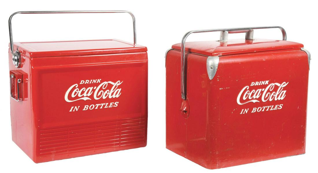 LOT OF 2: COCA-COLA COOLERS. (1 of 4)