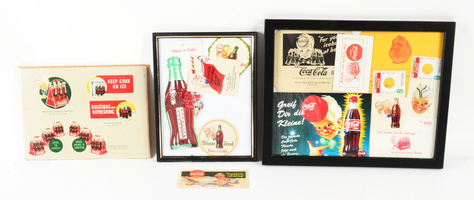 MISCELLANEOUS COCA-COLA ADS. (1 of 4)