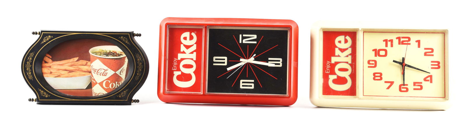 LOT OF 3: COCA-COLA ADVERTISING ITEMS. (1 of 2)