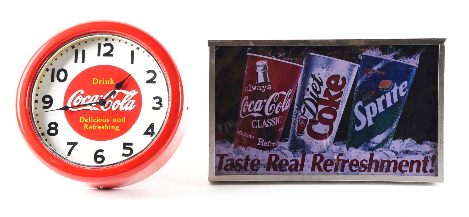 LOT OF 2: COCA-COLA ADVERTISING ITEMS. (1 of 2)