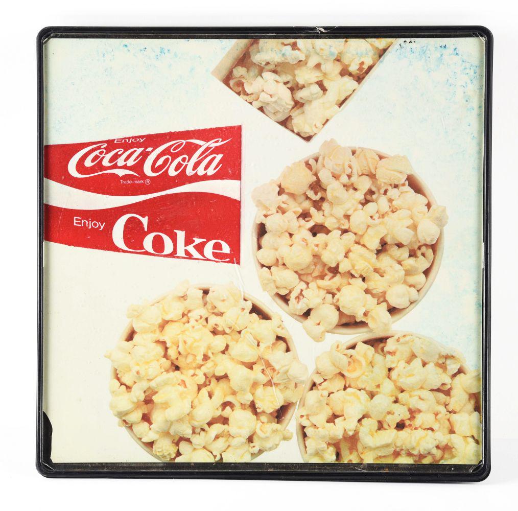 PLASTIC LIGHT-UP COCA-COLA SIGN. (1 of 2)