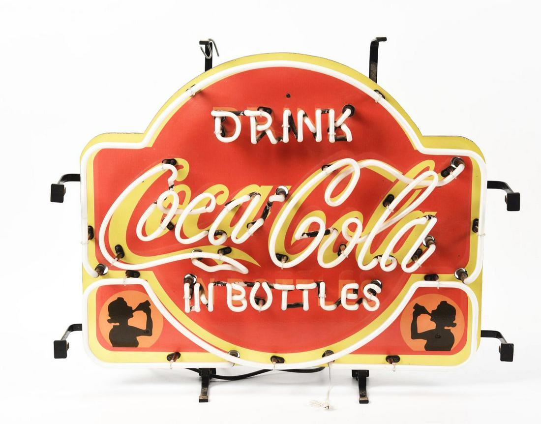 COCA-COLA NEON SIGN. (1 of 2)