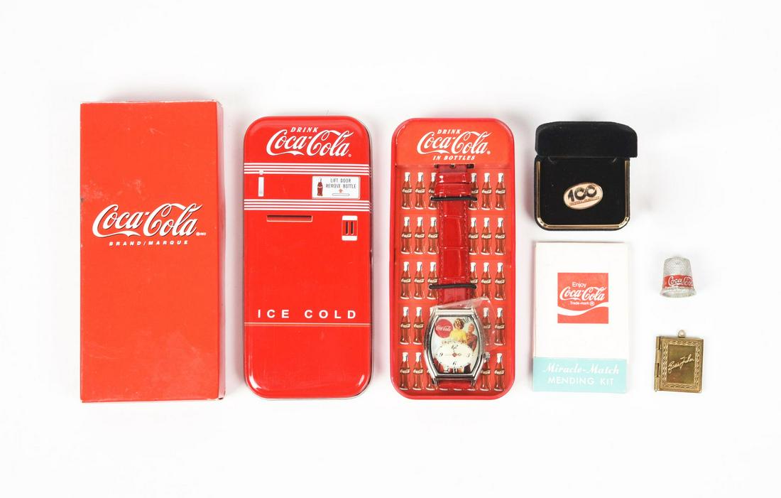 LOT OF 5: COCA-COLA ITEMS. (1 of 1)