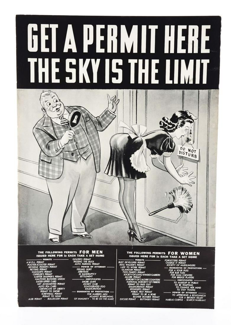 ORIGINAL SIGN FOR A CARD VENDING MACHINE. (1 of 2)