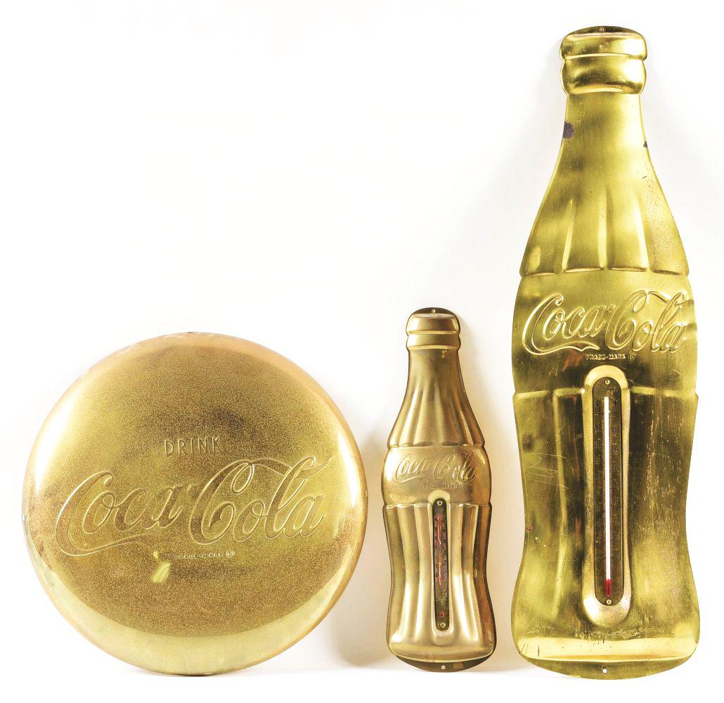 LOT OF 3: COCA-COLA PIECES. (1 of 2)