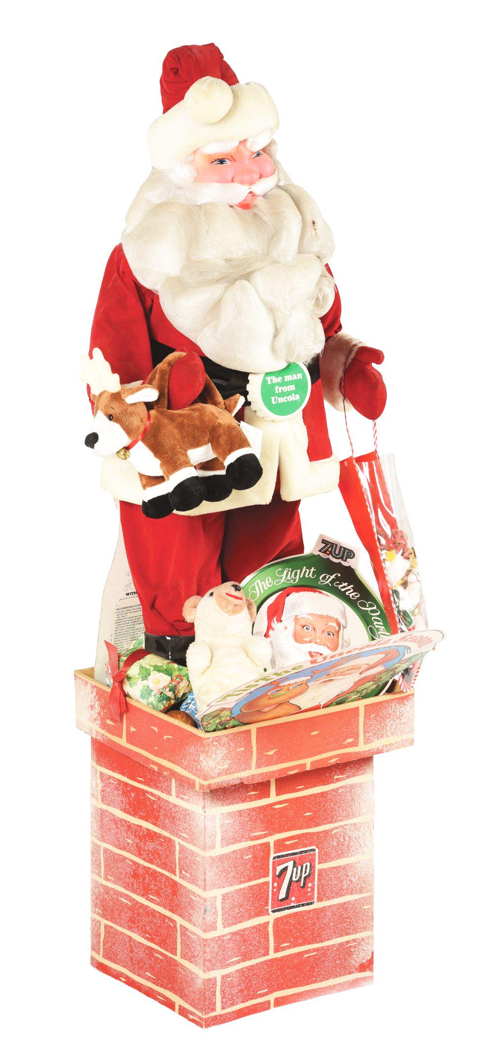 7UP ADVERTISING SANTA "THE MAN FROM UNCOLA". (1 of 4)